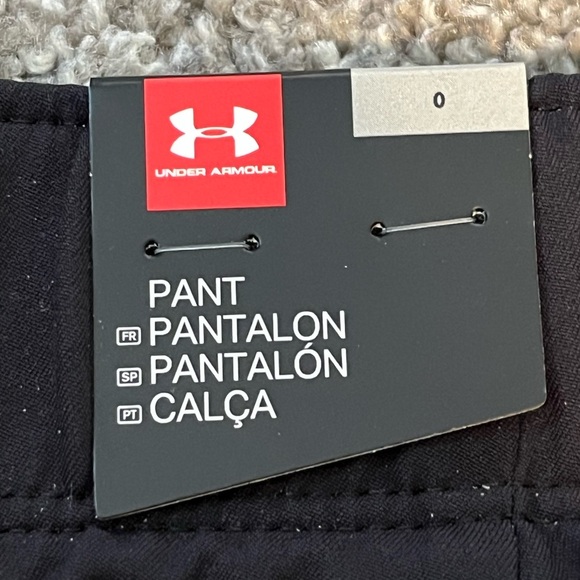 NWT Under Armour Links Golf Pants (Black) - Size 0 - Picture 4 of 5